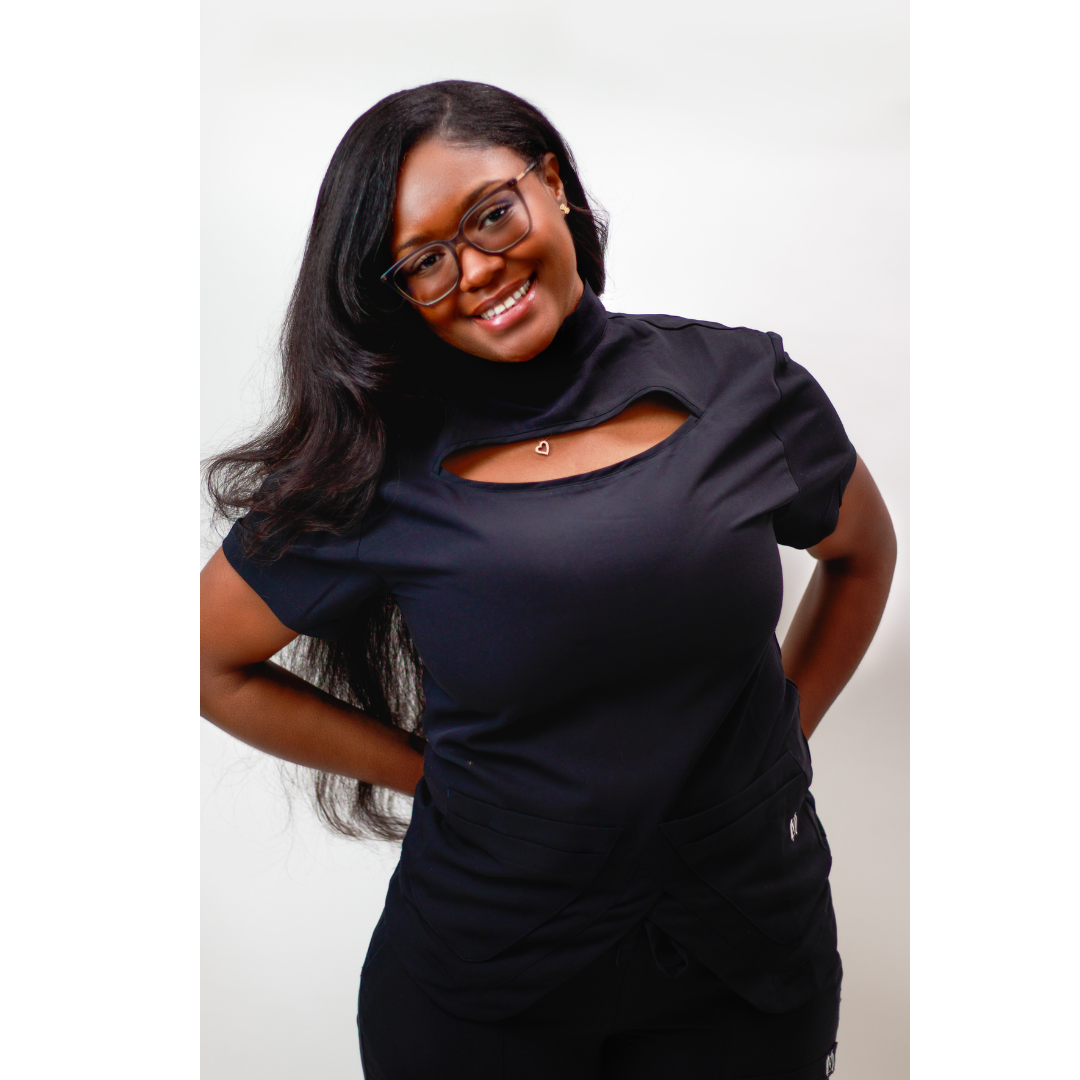 Original 'OG" Black Scrub Top